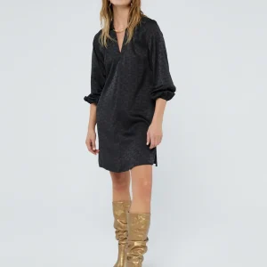 Lola Casademunt Vestidos Y Faldas<Vestido estampado logo NEGRO