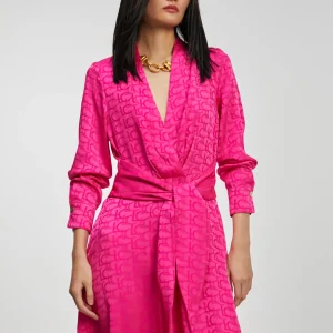 Lola Casademunt Vestidos Y Faldas<Vestido estampado logo NARANJA-NARANJA