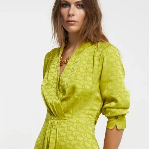 Lola Casademunt Vestidos Y Faldas<Vestido estampado logo NARANJA-NARANJA