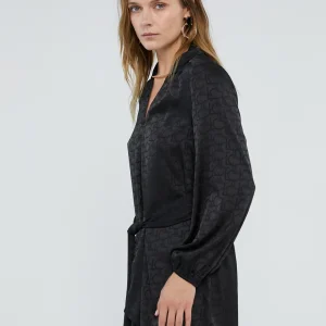 Lola Casademunt Vestidos Y Faldas<Vestido estampado logo NEGRO