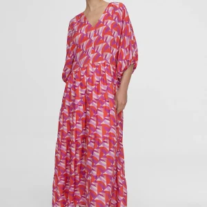 Lola Casademunt Vestidos Y Faldas<Vestido estampado multicolor ROJO-LILA