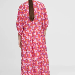 Lola Casademunt Vestidos Y Faldas<Vestido estampado multicolor ROJO-LILA