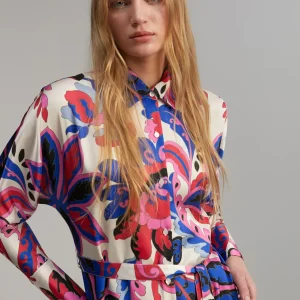 Lola Casademunt Vestidos Y Faldas<Vestido estampado paisley ROSA-MULTICOLOR