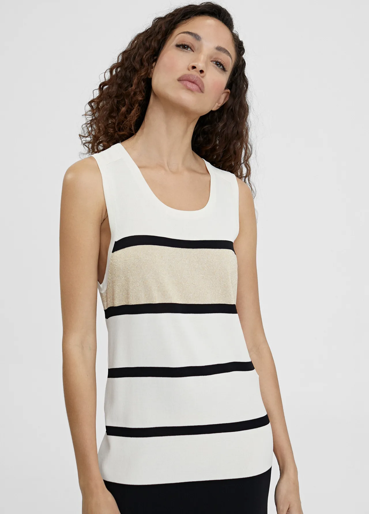 vestido_largo_de_punto_2-3.webp Lola Casademunt Vestidos Y Faldas<Vestido largo de punto NEGRO-CRUDO