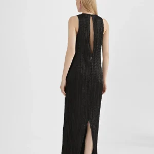 Lola Casademunt Vestidos Y Faldas<Vestido largo efecto plisado MAGENTA