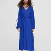 Lola Casademunt Vestidos Y Faldas<Vestido largo fluido AZULELECTRICO