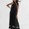 Lola Casademunt Vestidos Y Faldas<Vestido largo halter ROJO