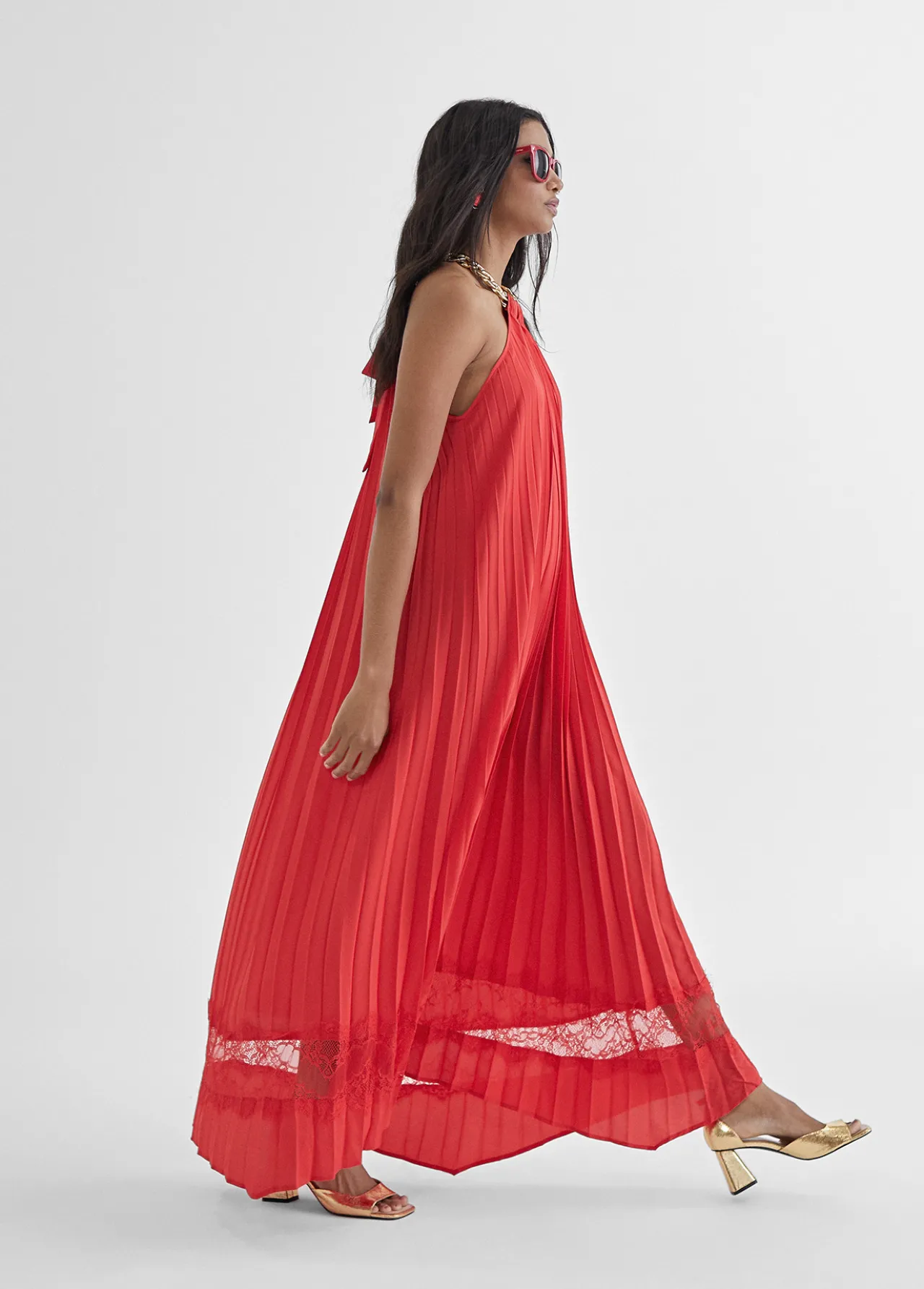 vestido_largo_halter_1.webp Lola Casademunt Vestidos Y Faldas<Vestido largo halter ROJO