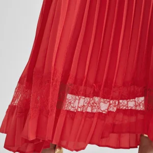 Lola Casademunt Vestidos Y Faldas<Vestido largo halter ROJO