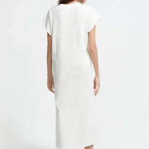 Lola Casademunt Camisetas Y Tops | Vestidos Y Faldas<Vestido largo Lola BLANCO-ROSA