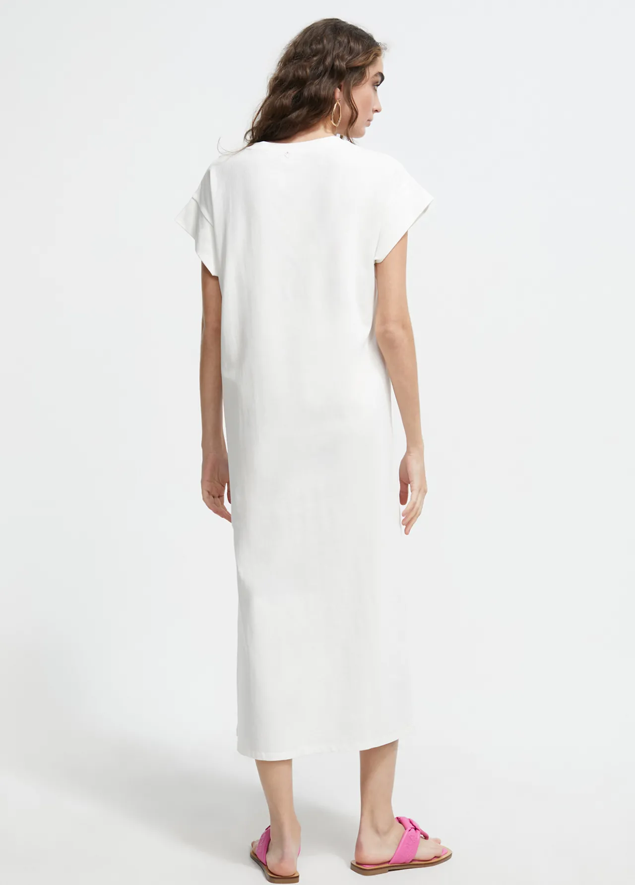 vestido_largo_lola_2.webp Lola Casademunt Camisetas Y Tops | Vestidos Y Faldas<Vestido largo Lola BLANCO-ROSA