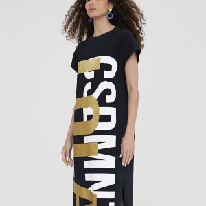 Lola Casademunt Camisetas Y Tops | Vestidos Y Faldas<Vestido largo Lola BLANCO-ROSA