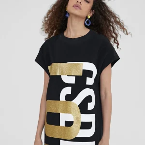 Lola Casademunt Camisetas Y Tops | Vestidos Y Faldas<Vestido largo Lola BLANCO-ROSA