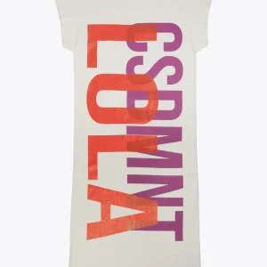 Lola Casademunt Camisetas Y Tops | Vestidos Y Faldas<Vestido largo Lola BLANCO-ROSA