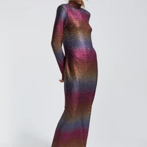 Lola Casademunt Vestidos Y Faldas<Vestido largo lúrex METAL-MULTICOLOR