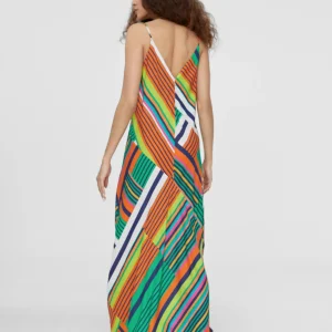 Lola Casademunt Vestidos Y Faldas<Vestido largo multicolor VERDE-NARANJA
