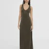 Lola Casademunt Vestidos Y Faldas | Punto<Vestido largo y dorado NEGRO