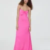 Lola Casademunt Vestidos Y Faldas<Vestido largo tipo lencero NEGRO