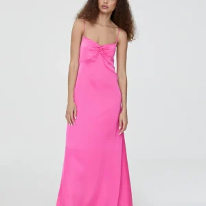 Lola Casademunt Vestidos Y Faldas<Vestido largo tipo lencero NEGRO