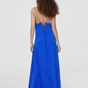 Lola Casademunt Vestidos Y Faldas<Vestido largo tipo lencero NEGRO