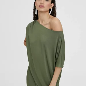 Lola Casademunt Vestidos Y Faldas<Vestido midi fruncido NEGRO