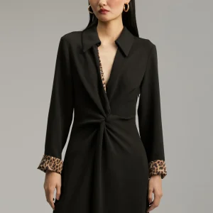 Lola Casademunt Vestidos Y Faldas<Vestido midi nudo NEGRO