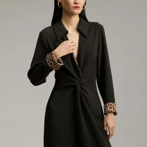 Lola Casademunt Vestidos Y Faldas<Vestido midi nudo NEGRO