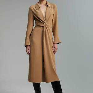 Lola Casademunt Vestidos Y Faldas<Vestido midi nudo NEGRO