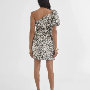 Lola Casademunt Vestidos Y Faldas<Vestido mini asimétrico NEGRO-BLANCO