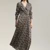 Lola Casademunt Vestidos Y Faldas<Vestido monograma bicolor NEGRO-CRUDO