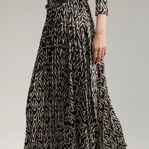 Lola Casademunt Vestidos Y Faldas<Vestido monograma bicolor NEGRO-CRUDO