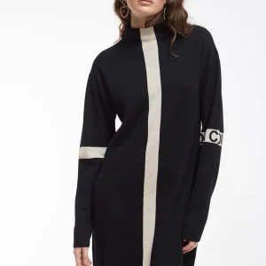 Lola Casademunt Punto | Vestidos Y Faldas<Vestido punto bicolor MARRON-NARANJA