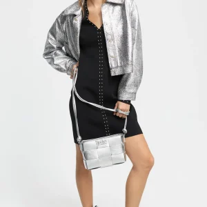 Lola Casademunt Punto | Vestidos Y Faldas<Vestido punto tachas NEGRO