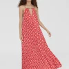 Lola Casademunt Vestidos Y Faldas<Vestido monograma ROJO