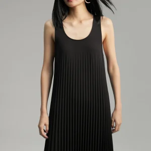 Lola Casademunt Vestidos Y Faldas<Vestido sin manga plisado AZULELECTRICO