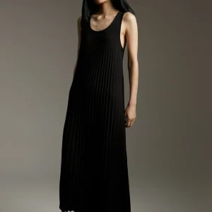 Lola Casademunt Vestidos Y Faldas<Vestido sin manga plisado AZULELECTRICO