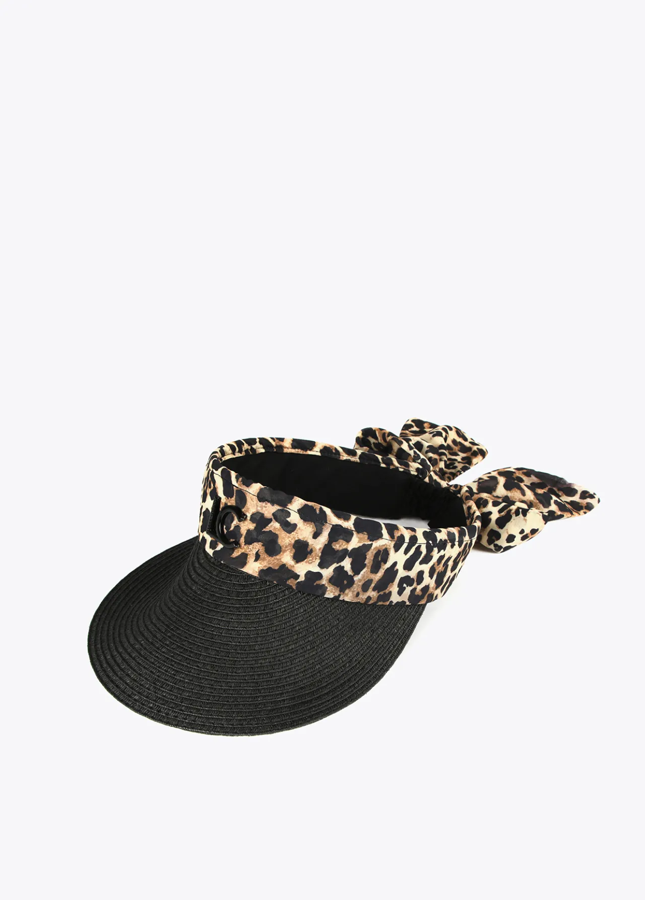 visera_efecto_rfia_0.webp Lola Casademunt Accesorios | Baño<Visera efecto ráfia NEGRO