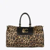 Lola Casademunt Animal Print | Bolsas De Viaje<Weekend animal print MARRON-NEGRO