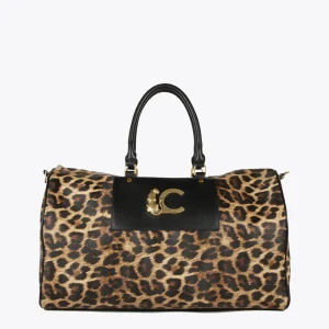Lola Casademunt Animal Print | Bolsas De Viaje<Weekend animal print MARRON-NEGRO