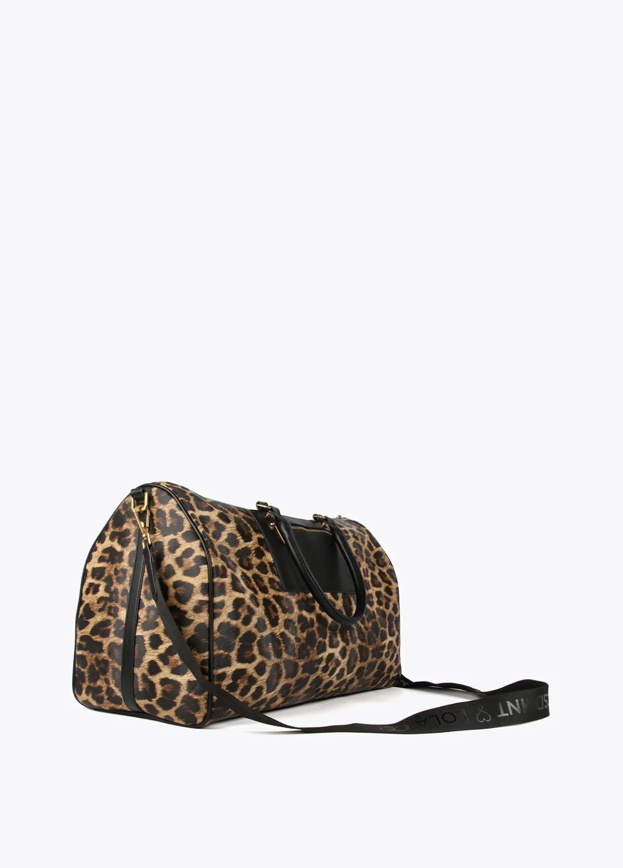 weekend_animal_print_3.webp Lola Casademunt Animal Print | Bolsas De Viaje<Weekend animal print MARRON-NEGRO
