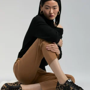 Lola Casademunt Zapatillas Deportivas | Animal Print<Zapatillas animal print CRUDO-NEGRO
