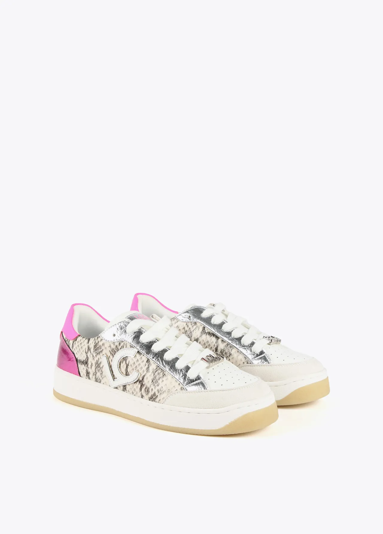 zapatillas_deportivas_animal_1.webp Lola Casademunt Animal Print | Zapatillas Deportivas<Zapatillas deportivas animal METAL-ROSA