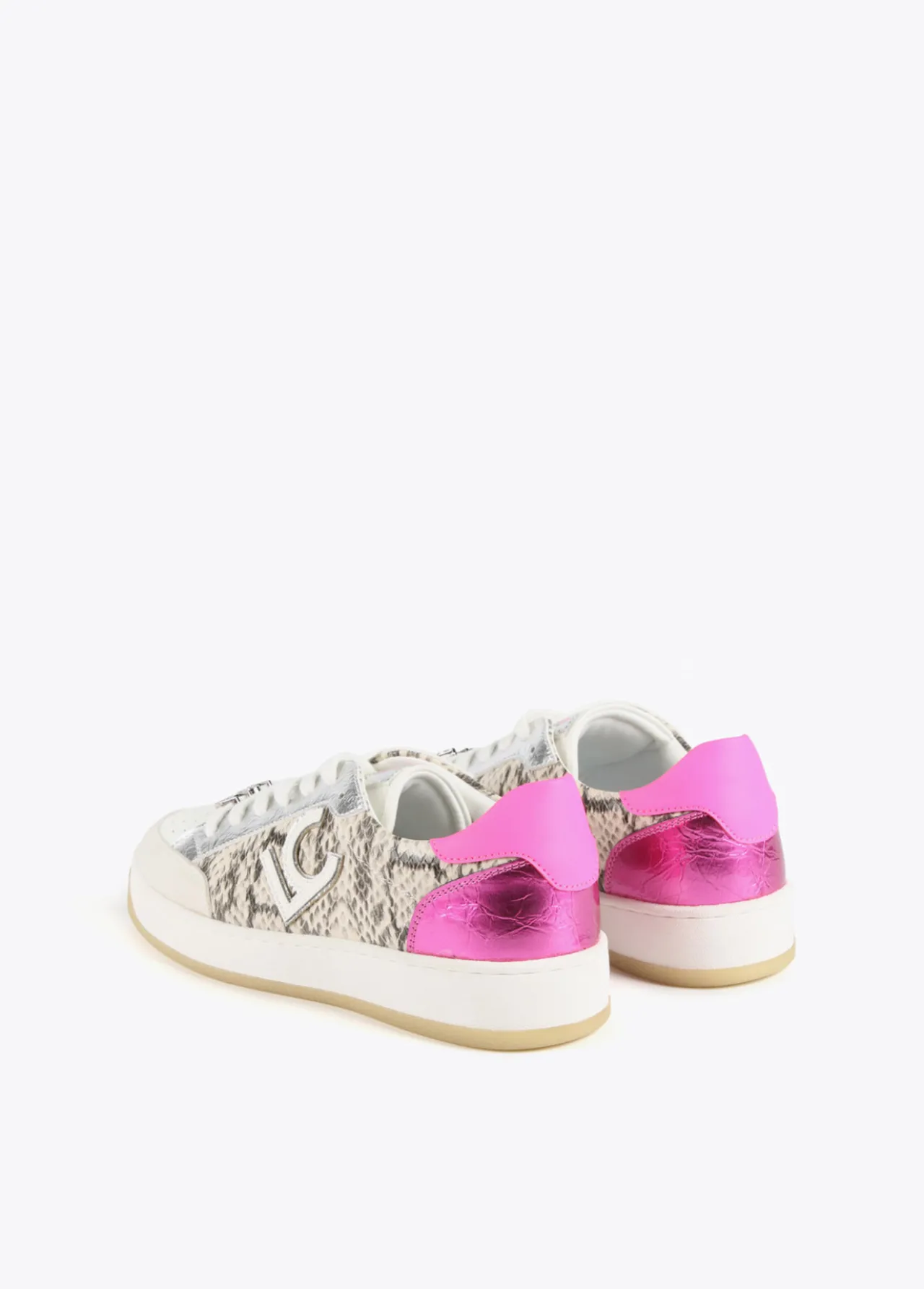 zapatillas_deportivas_animal_2.webp Lola Casademunt Animal Print | Zapatillas Deportivas<Zapatillas deportivas animal METAL-ROSA