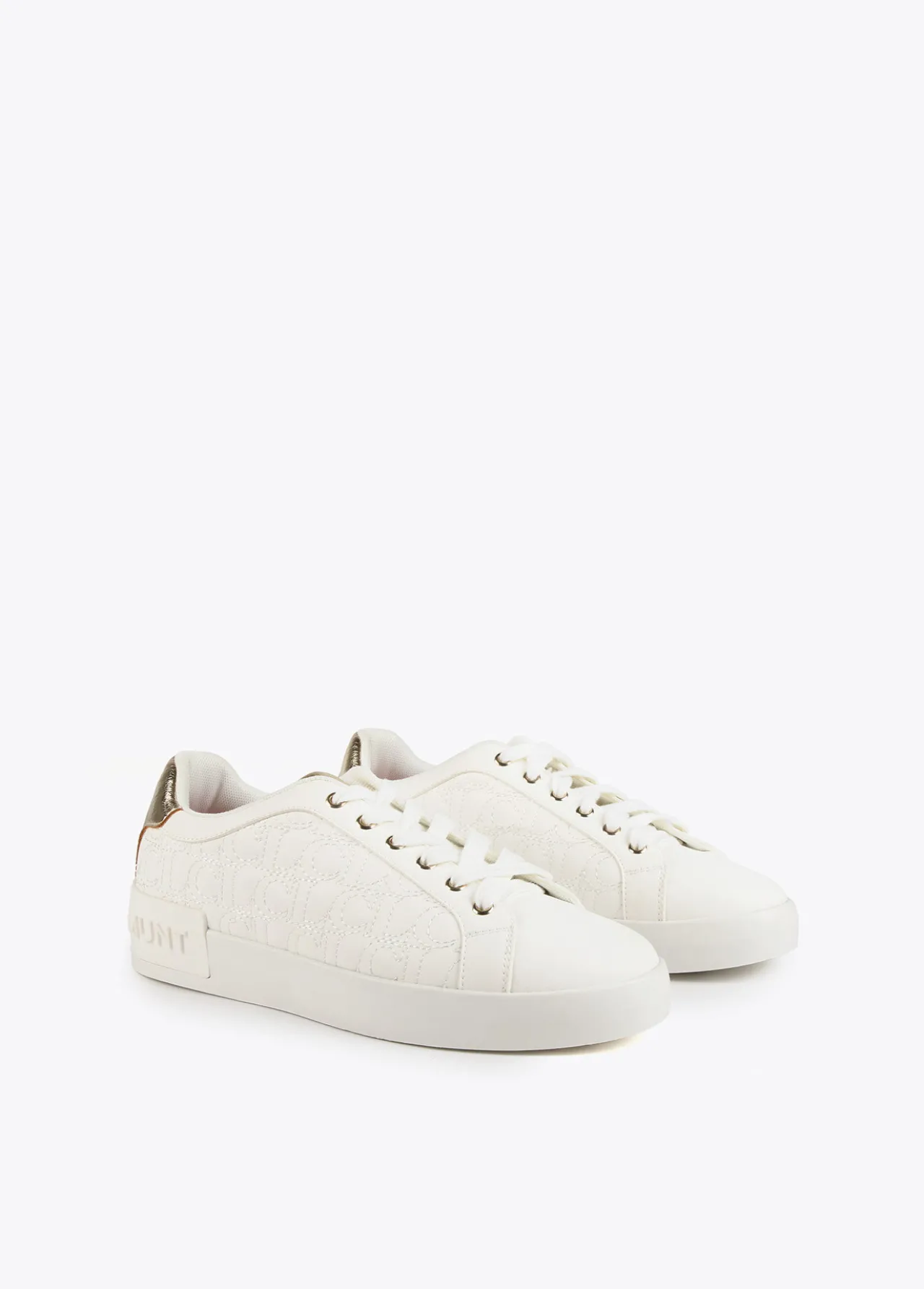 zapatillas_deportivas_metalizadas_2.webp Lola Casademunt Zapatillas Deportivas<Zapatillas deportivas metalizadas BLANCO