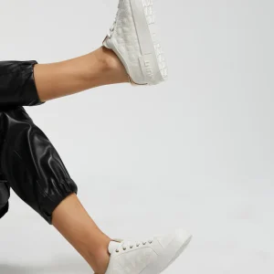 Lola Casademunt Zapatillas Deportivas<Zapatillas deportivas metalizadas BLANCO