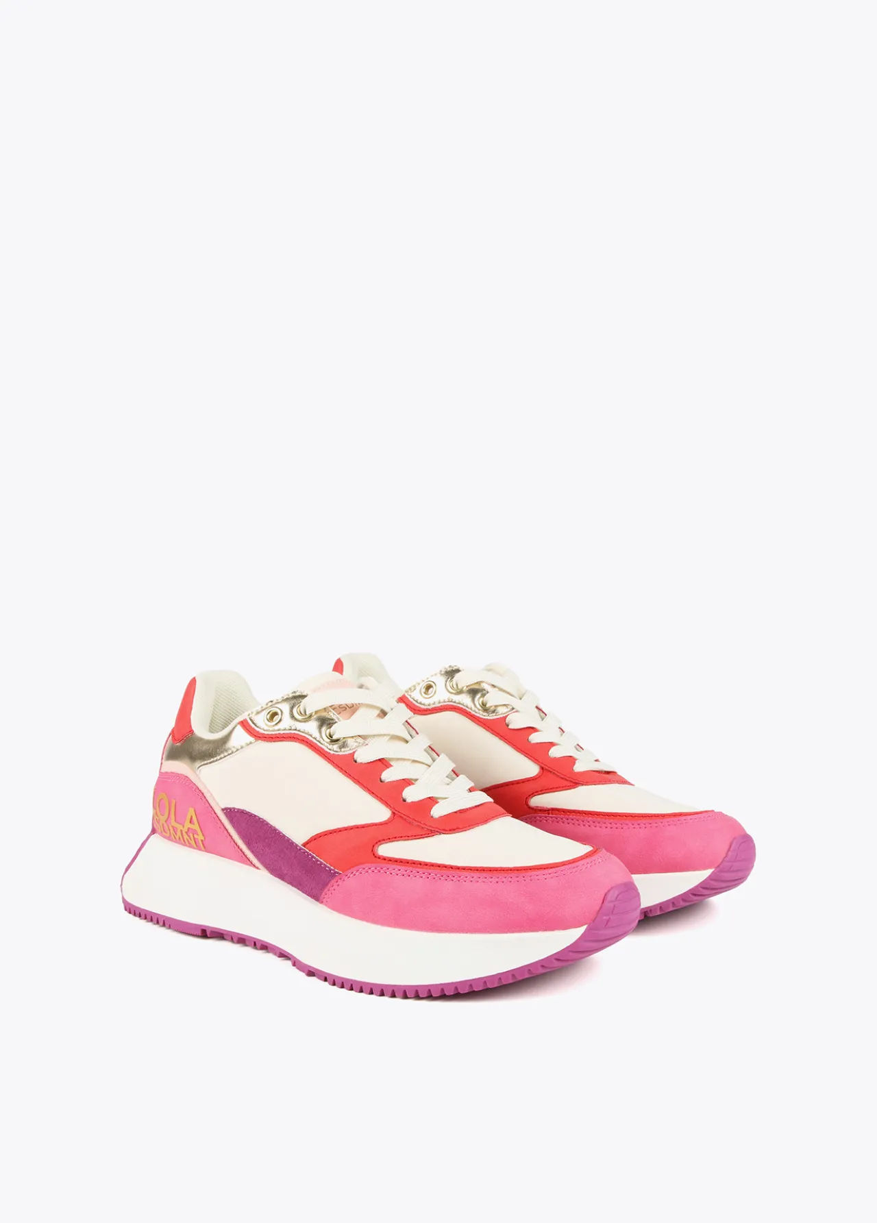 zapatillas_deportivas_multicolor_2.webp Lola Casademunt Zapatillas Deportivas<Zapatillas deportivas multicolor CRUDO-ROSA