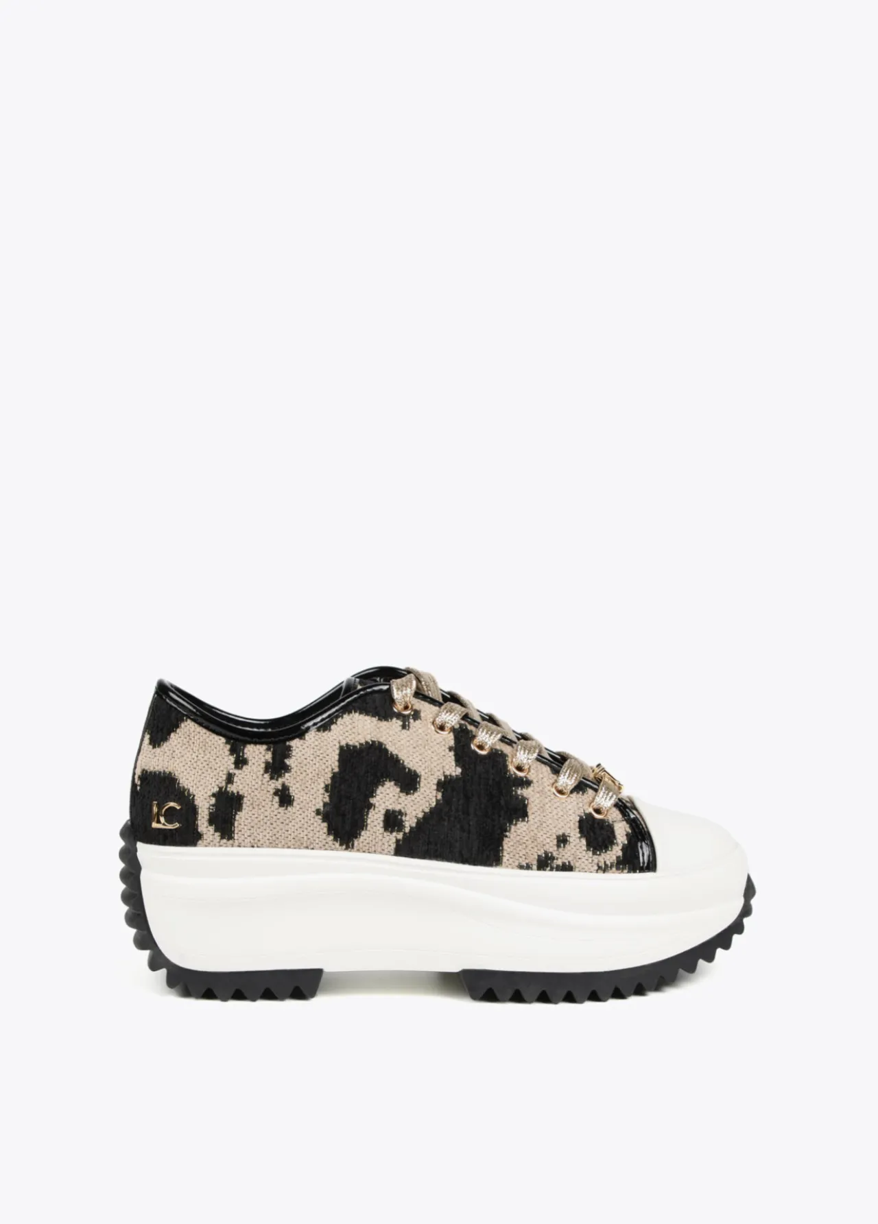 zapatillas_deportivas_tejido_animal_0.webp Lola Casademunt Animal Print | Zapatillas Deportivas<Zapatillas deportivas tejido animal NEGRO-MARRON
