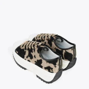 Lola Casademunt Animal Print | Zapatillas Deportivas<Zapatillas deportivas tejido animal NEGRO-MARRON
