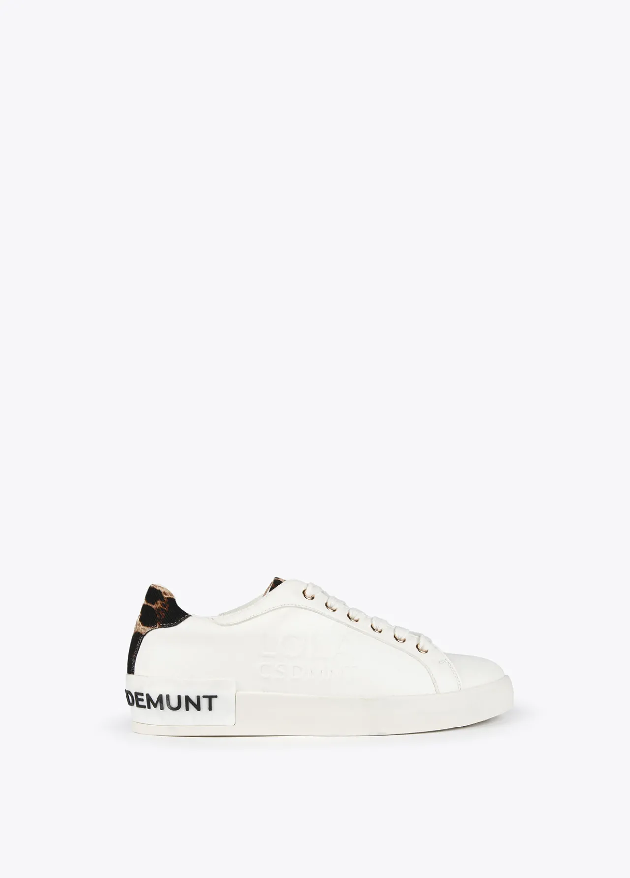 zapatillas_tipo_sneakers_detalles_animal_print_0.webp Lola Casademunt Animal Print | Zapatillas Deportivas<Zapatillas tipo sneakers detalles animal print BLANCO-MARRON
