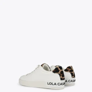 Lola Casademunt Animal Print | Zapatillas Deportivas<Zapatillas tipo sneakers detalles animal print BLANCO-MARRON